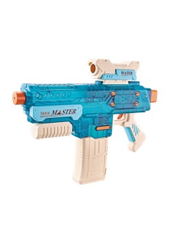 Pistol cu Apa Electric pentru Copii, Rezervor 500 ml, Raza Stropire 10m, Baterie Litiu 3.7V, Jucarie Piscina/Plaja, Albastru