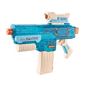 Pistol cu Apa Electric pentru Copii, Rezervor 500 ml, Raza Stropire 10m, Baterie Litiu 3.7V, Jucarie Piscina/Plaja, Albastru