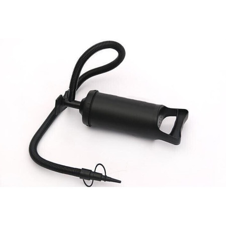 Pompa manuala cu 3 adaptori pentru interconectare si furtun Fast Pump pentru umflat colace , saltele, Negru