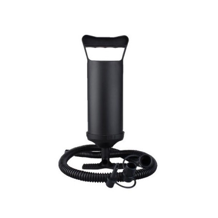 Pompa manuala cu 3 adaptori pentru interconectare si furtun Fast Pump pentru umflat colace , saltele, Negru