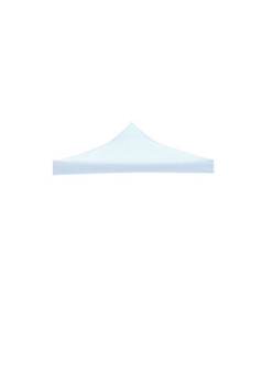 Copertina pentru acoperis cort tip pavilion, impermeabila cauciucata, invelis din material textil oxfort 700D, 3 x 4.5 m, Alb