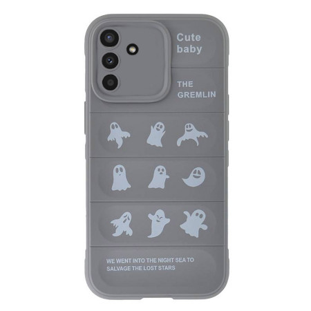 Husa compatibila cu Samsung Galaxy A34, Personalizata Shockproof Rugged, Camera Protect, Gri