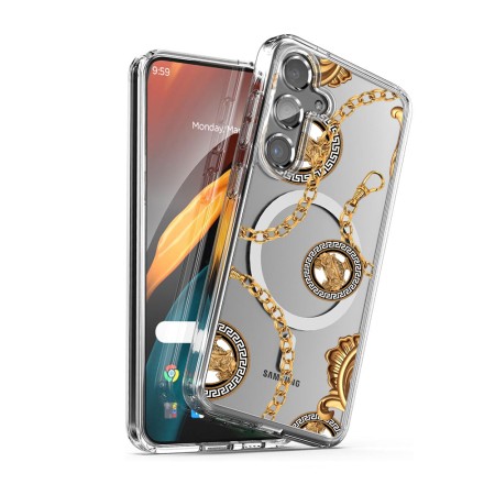 Husa pentru Samsung Galaxy A56 5G, Atasare Magnetica, MagSafe, Slinny, Clear