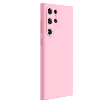 Husa compatibila cu Samsung Galaxy S23 Ultra, Matte Efect, Camera Ultra Safe, HTPMAG, Rose