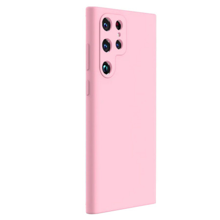 Husa compatibila cu Samsung Galaxy S23 Ultra, Matte Efect, Camera Ultra Safe, HTPMAG, Rose