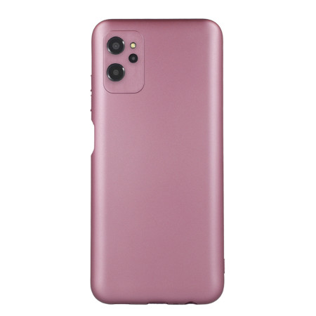 Husa compatibila cu Realme 9i, Metallic, Interior Microfibra, HTPMAG, Rose