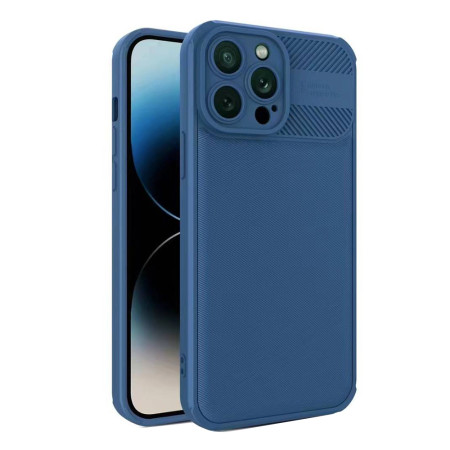 Husa Cross compatibila cu Apple Iphone 14 Pro Max, Super Camera Protect HTPMAG, Navy