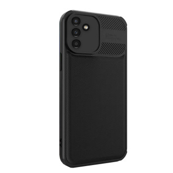 Husa Cross compatibila cu Samsung Galaxy A04s, Super Camera Protect HTPMAG, Negru