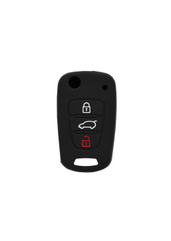 Carcasa telecomanda compatibila cu Kia Sportage/Hyundai Elantra 1003.01, Black