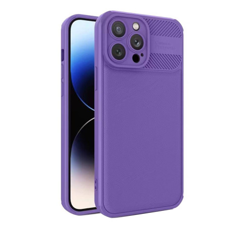 Husa Cross compatibila cu Apple Iphone 13 Pro Max, Super Camera Protect HTPMAG, Lila