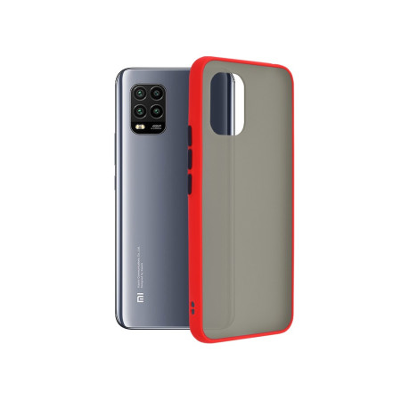 Husa Chroma Techsuit compatibil cu Xiaomi Mi 10 Lite, Air Antisoc, Red