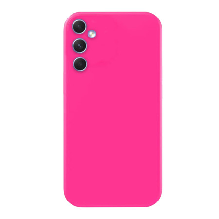 Husa protectie compatibila cu Samsung Galaxy A14, HTPMAG, Camera SuperProtect, Anti-Zgarieturi Interior din Microfibra, Hot Pink