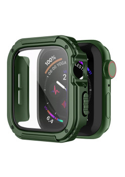 Husa Full Body, compatibila Apple Watch 4 / 5/ 6/ SE / SE 2 42mm, Armor HTPMAG, Verde