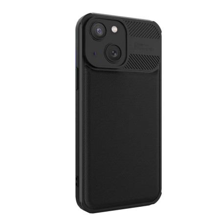 Husa Cross compatibila cu Apple Iphone 14, Super Camera Protect HTPMAG, Negru