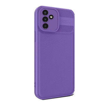 Husa Cross compatibila cu Samsung Galaxy A54, Super Camera Protect HTPMAG, Mov
