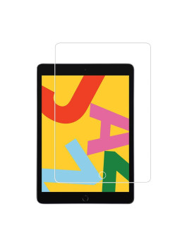 Folie de Protectie compatibila cu Apple iPad 10.2 2021 / 2020 / 2019, Instalare usoara, Full Glue, Glass HTPMAG, Transparenta