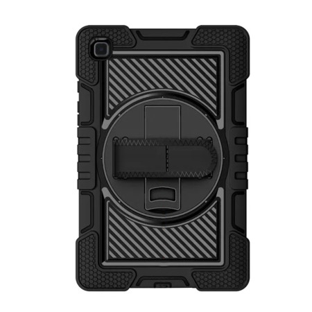 Husa de protectie compatibila cu Samsung Galaxy Tab A7 10.4 2020 / 2022, StripeShell 360 HTPMAG, Negru