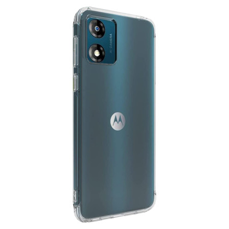 Husa Gel compatibila cu Motorola Moto E13, Pastreaza Originalitatea, Transparent