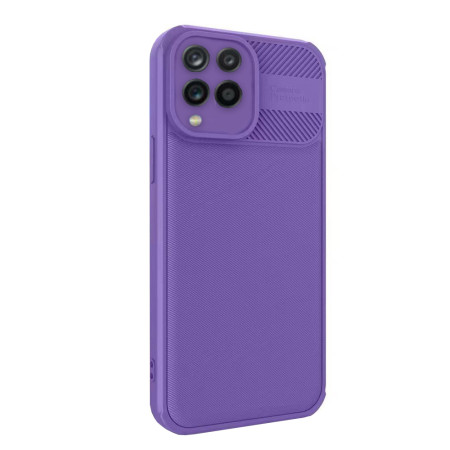 Husa Cross compatibila cu Samsung Galaxy A12, Super Camera Protect HTPMAG, Lila