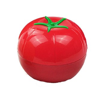 Cutie Depozitare Alimente din Plastic, Model Rosie, 10x10x8.5 cm, Rosu