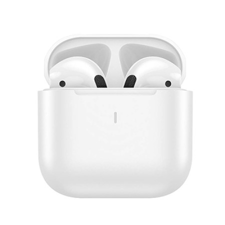 Casti Adio Wireless stero fara fir cu Bluetooth EW53, v5.3, Compatibile cu IOS & Android, Master Slave, Cu Snur, Alb