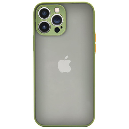 Husa cu protectie la camere si finisaj mat pentru APPLE iPhone, Verde - Alege Modelul!
