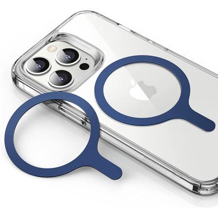 Adaptor Magnetic HaloLock compatibil cu functia MagSafe 360, Albastru