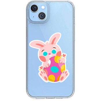 Husa personalizata Apple iPhone 14, Bunny Egg