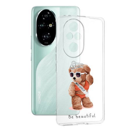 Husa Transparenta TPU pentru Honor 200 Pro, Be Beautiful, Ultra-Slim, Protectie Completa
