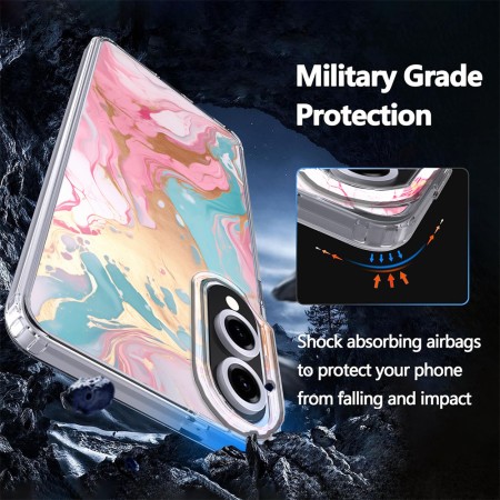 Husa magnetica compatibila MagSafe pentru Samsung Galaxy S25 Edge, LC89, protectie completa anti soc