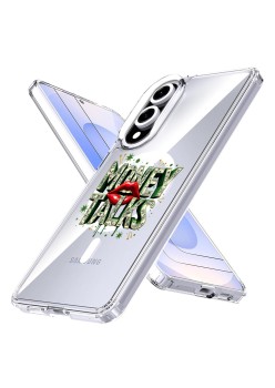 Husa pentru Samsung Galaxy S25 Edge, magnetica compatibila MagSafe, Money Talks, protectie completa anti soc