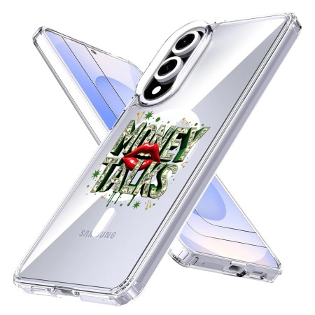 Husa pentru Samsung Galaxy S25 Edge, magnetica compatibila MagSafe, Money Talks, protectie completa anti soc