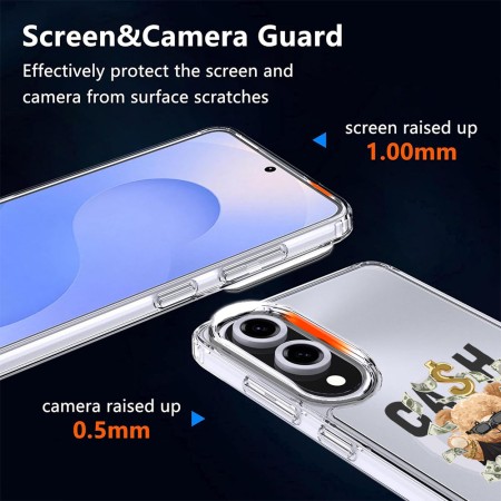 Husa pentru Samsung Galaxy S25 Edge, magnetica compatibila MagSafe, Cash Is King, protectie completa anti soc