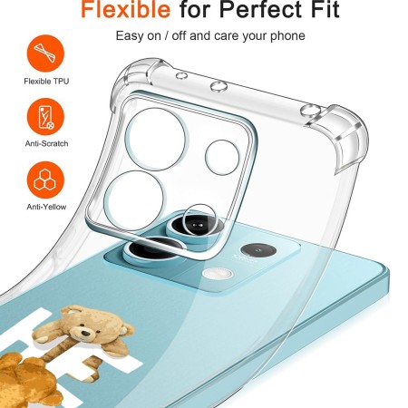 Husa Antisoc pentru Xiaomi Redmi Note 14S - AirBag TPU, Colțuri Ranforsate - Help Others
