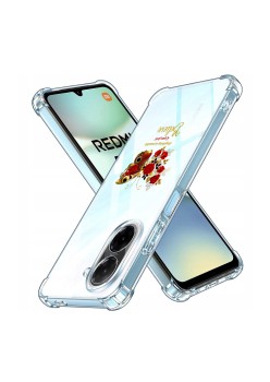 Husa Antisoc pentru Xiaomi Redmi A5 4G - AirBag TPU, Colțuri Ranforsate- Butterfly Rosu 