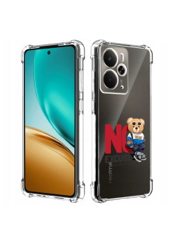 Husa Antisoc pentru Realme 14 / Realme 14T AirBag TPU, Colțuri Ranforsate - No Excuses