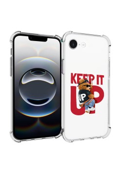 Husa Antisoc pentru iPhone 16e, AirBag PRO, Clear, Keep it Up