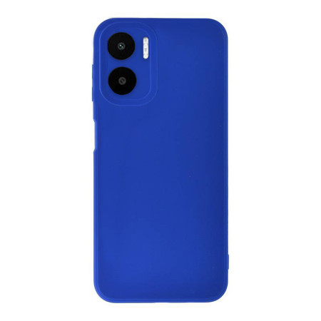 Husa Soft Silicon compatibila cu Xiaomi Redmi A2, Matte Efect, Camera Ultra Safe, Albastru