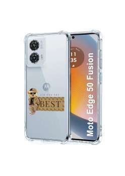 Husa Antisoc pentru Motorola Edge 50 Fusion, AirBag PRO, Transparent, Best