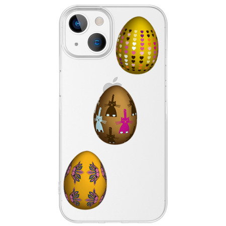 Husa personalizata Apple iPhone 15 Plus, Egg Gold 