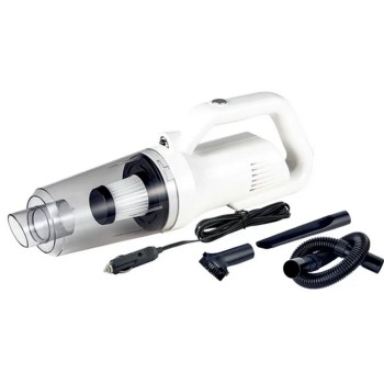 Aspirator Auto 12V Fara Sac, Filtru HEPA Lavabil, 60W, Putere de Absorbtie 5kPa, Compact si Portabil
