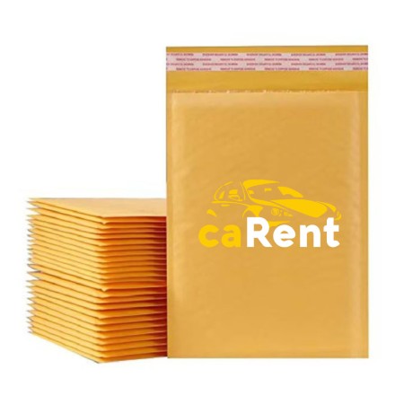 Plic Antisoc Personalizat cu LOGO D14 – 200 x 280 + 40 mm, Maro, 16.9g, Hartie Kraft, Interior cu Bule, Banda Autoadeziva