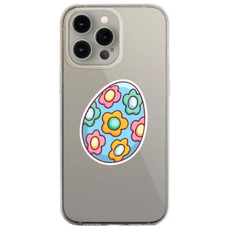 Husa personalizata Apple iPhone 14 Pro Max, Egg Flower