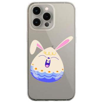 Husa personalizata Apple iPhone 14 Pro Max, Happy Egg