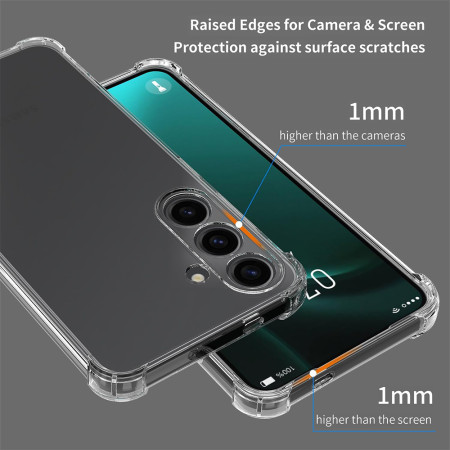Husa Antisoc compatibila Samsung Galaxy S24 Plus, PRO AirBag, Clear