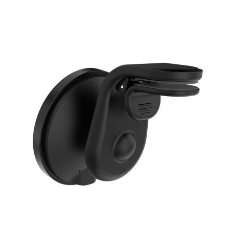  Suport telefon pentru auto cu incarcare Wireless HTPMAG, fixare in grila de ventilatie, Universal compatibil Android si IOS, wireless charger auto 