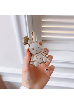 Suport de telefon Bunny Autoadeziv, Universal, Alb