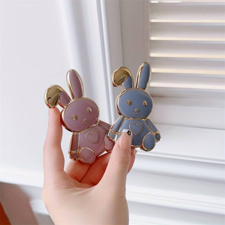 Suport de telefon Bunny Autoadeziv, Universal, Alb
