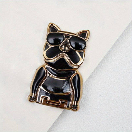 Suport de telefon Bulldog Autoadeziv, Universal, Negru