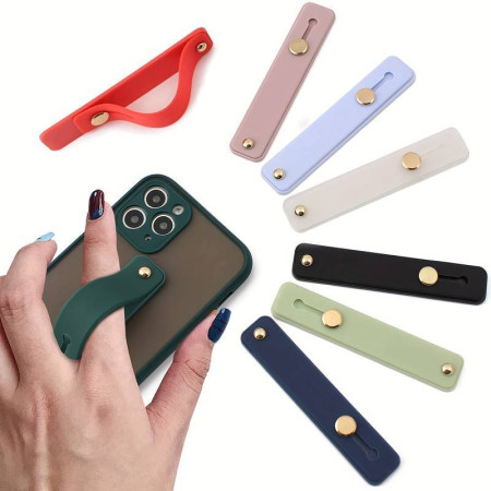 Suport de telefon Stripe Autoadeziv, Universal, Negru
